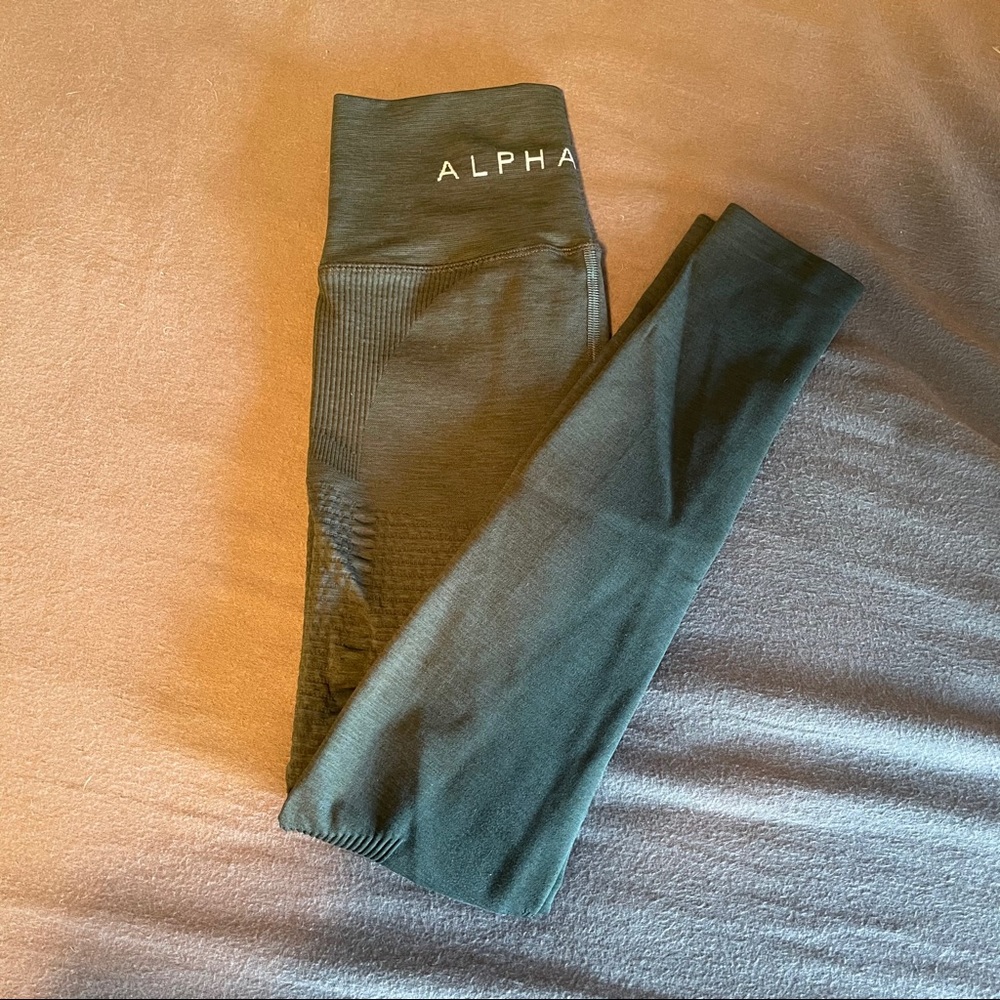 Alphalete Halo Leggings Dark Green